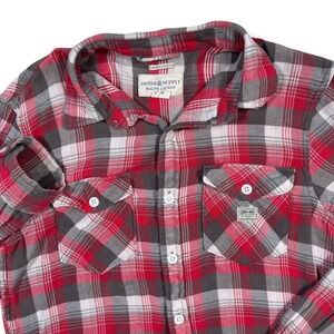 Men's Ralph Lauren Denim & Supply Flannel Shirt Button Up Plaid Sz M